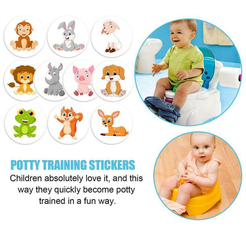10pcs Potty Training Stickers Potty Stickers Reusable Potty Training Reveal Stickers Potty Training Seat Reward Stickers