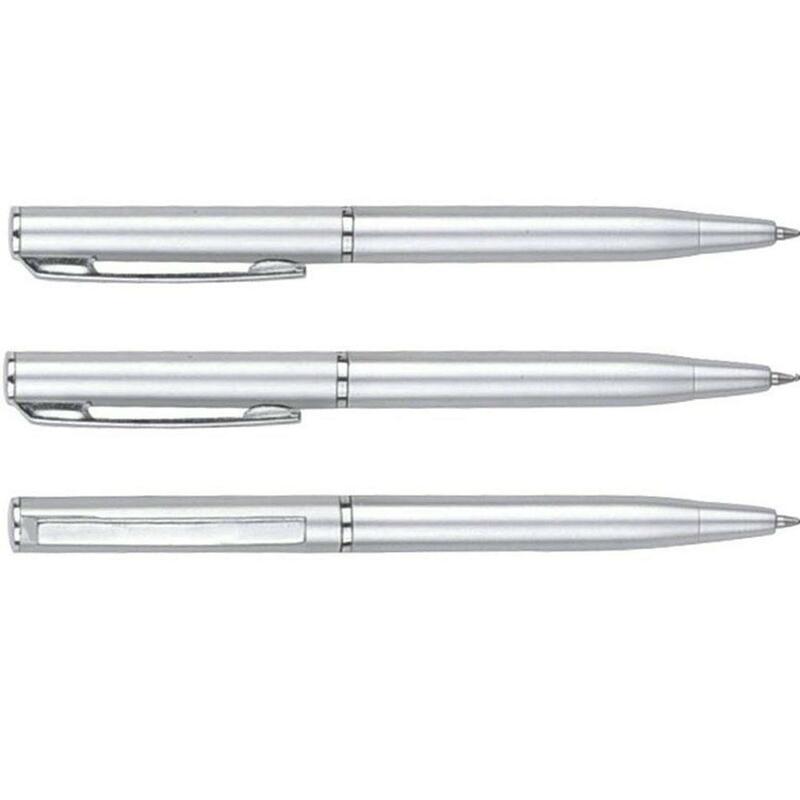 Bolígrafo De Metal de alta calidad de acero inoxidable, suministros escolares, oficina, escritura, papelería, regalo, U3A1, 1 unidad
