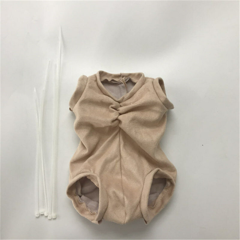 Muñeca Reborn de tela de poliéster con cuerda de cremallera, accesorios para bebé, 18, 22, 24 y 28 pulgadas