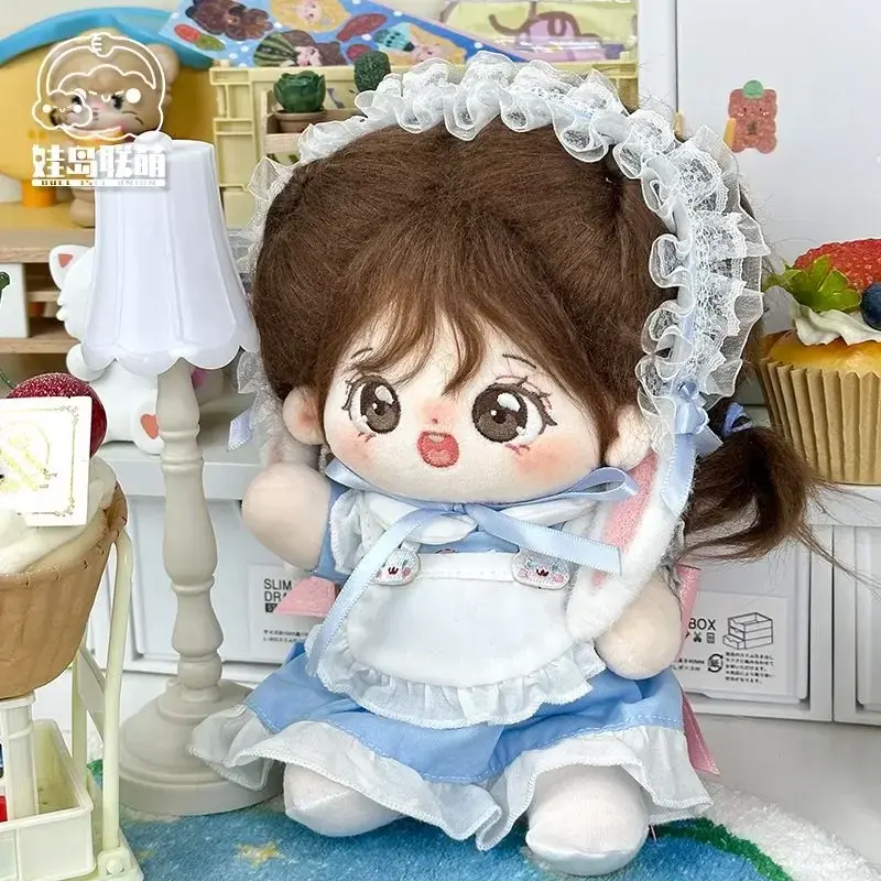 Gaun pengiring idola bintang Kpop Tanpa atribut kostum pakaian Cosplay Cos cocok untuk Plushie 20cm pakaian boneka mewah Sa