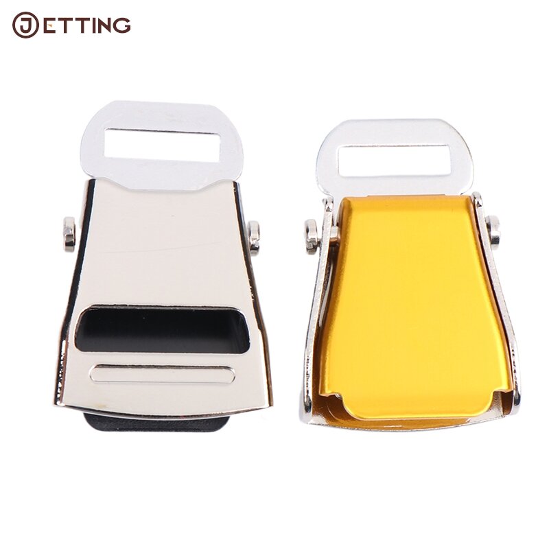 1PC Metal Luggage DIY Accessories 1.4CM SLOT Detachable Mini Airplane Safety Seat Belt Buckle Keychain Small Plane Buckle