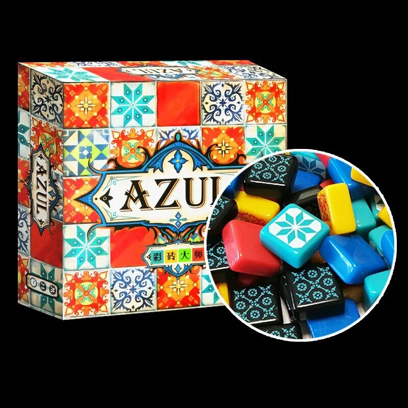 Gra planszowa Colored Brick Master AZUL Tile Series Glass Master Chinese z nową grą rozszerzeń Gra wieloosobowa