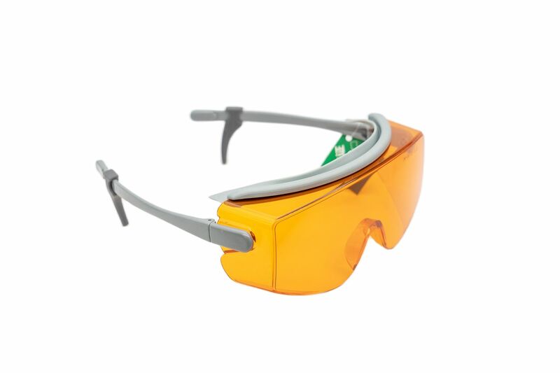 Laser Protective Glasses for Argon Laser, UV Laser, He-Ce Laser and Nd:YAG 532nm Lasers O.D 4~7 CE Wide Frame