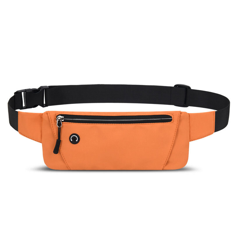 Sports Waist Pocket Bag Running Pouch Mobile Cell Phone Bag Waterproof Invisible Belt Zipper Bag for Men Women Outdoors Jogging