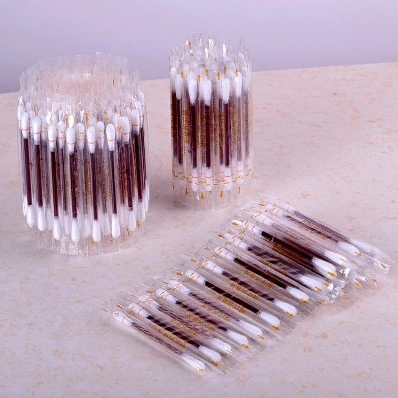 50-100PCS/Lot Medical Alcohol Disposable Emergency Cotton Stick Iodine Disinfected Swab First Aid for Children Adults Baby