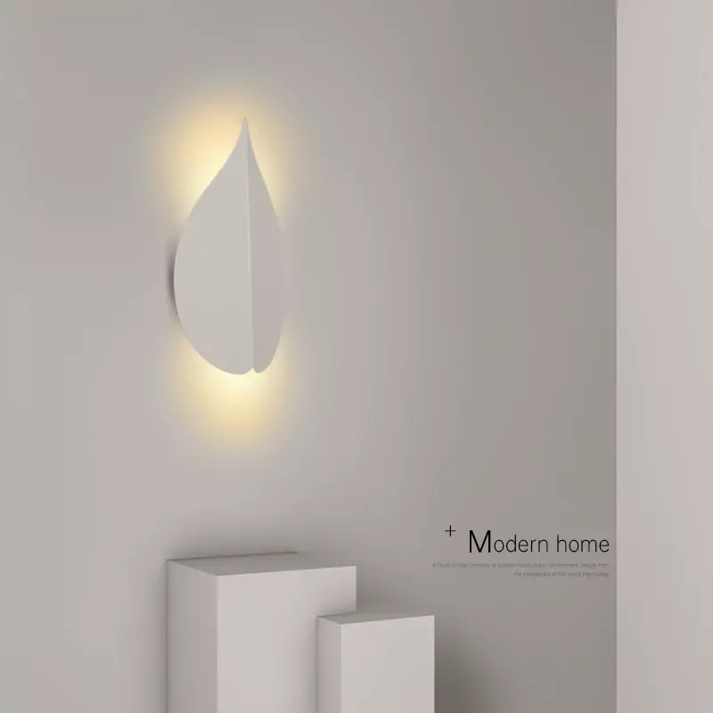Personalized And Creative Wall Lamp LED Modern Simple Nordic Leaf Lamp Decoration Master Bedroom Lamps Modern Bedside Light