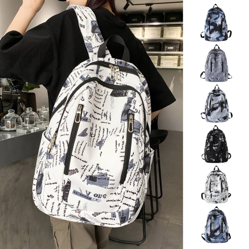 Вместительный рюкзак для мужчин и женщин, школьная сумка для ноутбука, дорожный ранец для колледжа, работы, выходных, 517D