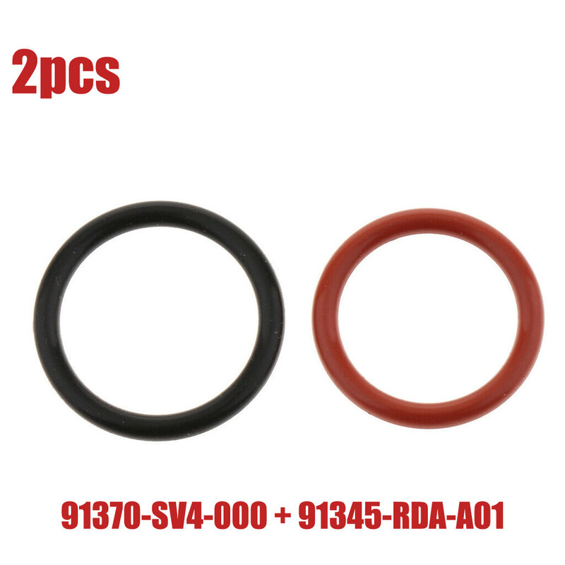 2pc/Set Pump O-ring Steering Pump Rubber Wear Resistant Auto Parts Durable For Acura CL 2001-2003 91345-RDA-A01