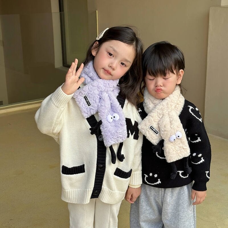 Foulards d'hiver pour enfants garçons filles tout-petits enfants foulard 0 à 3 ans)