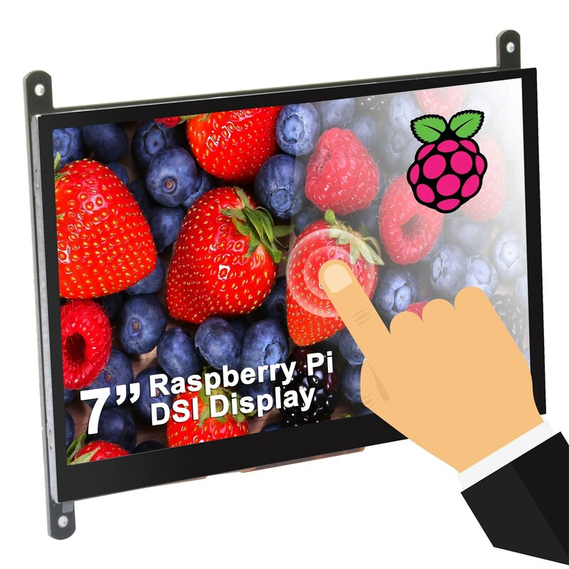 7-дюймовый сенсорный экран OSOYOO DSI, ЖК-дисплей, портативный емкостный сенсорный монитор 800x480 для Raspberry Pi 4 3 3B + 2