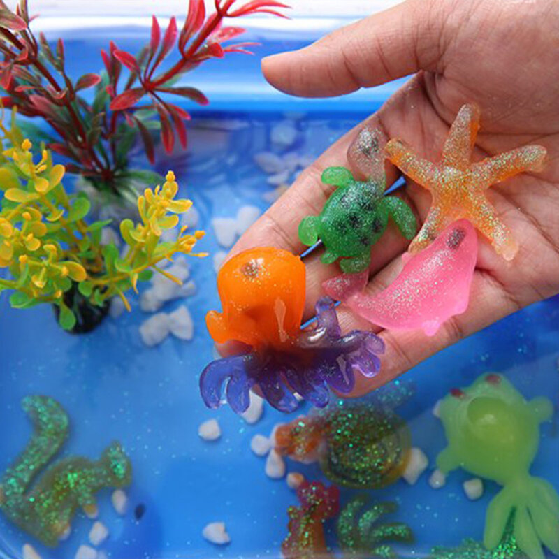 Ocean Mold Water Elf Toys Set para crianças, DIY Material Puzzle, brinquedos artesanais do bebê, presentes de aniversário infantil