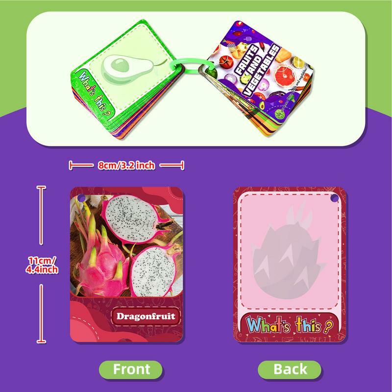 Фруктовые и овощные подходящие карты 45 шт. пищевые флэш-карты для младенцев подходящие карты многофункциональный алфавит набор флэш-карт