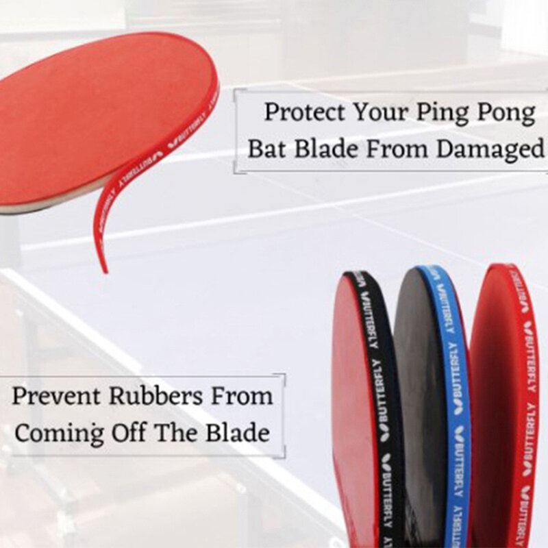 2 Stuks Tafeltennis Racket Rand Tape Professionele Accessoires Ping Pong Bat Beschermende Kant Tape Beschermer Accessoires