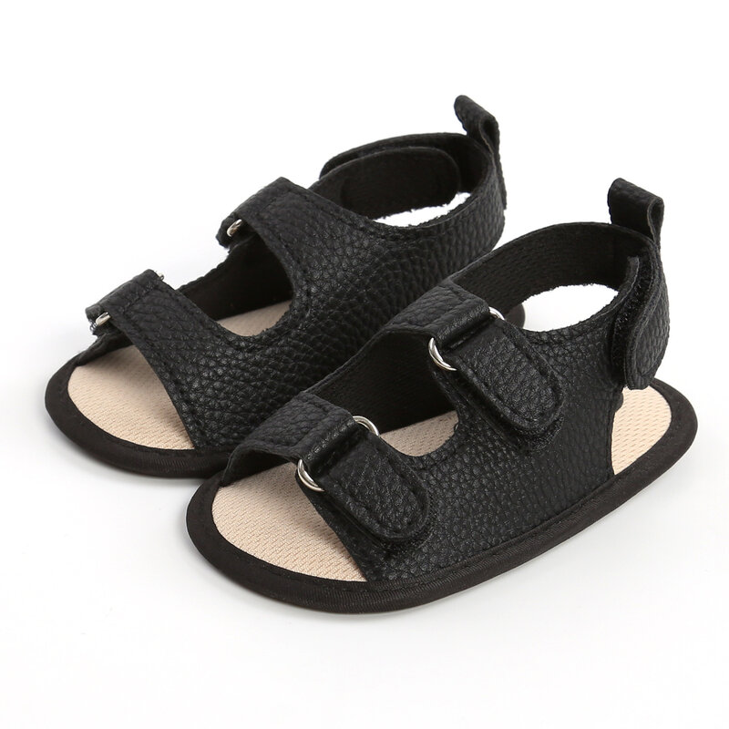 Toddlers Sandálias Baby Shoes Boy Girl Sandals Fundo Macio Sole Anti-Slip Infantil Primeiro Walker Berço Recém-nascido Malha tecido Prewalker