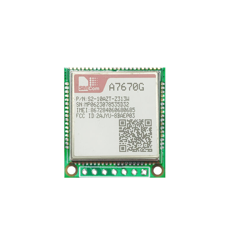 SIMCOM A7670G LTE Cat1 modulo Core Board LTE-FDD B1/B2/B3/B4/B5/B7/B8/B12/B13/B18/B19/B20/B25/B26/B28/B66/b38/B39/B40/B41