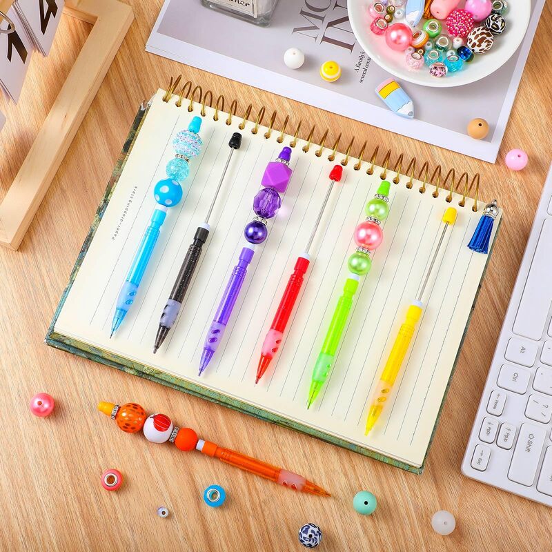 45Pcs  Beadable Pencil Bead Everlasting Pencils Pencil for Writing Drawing DIY Gift Home Office School Supplies