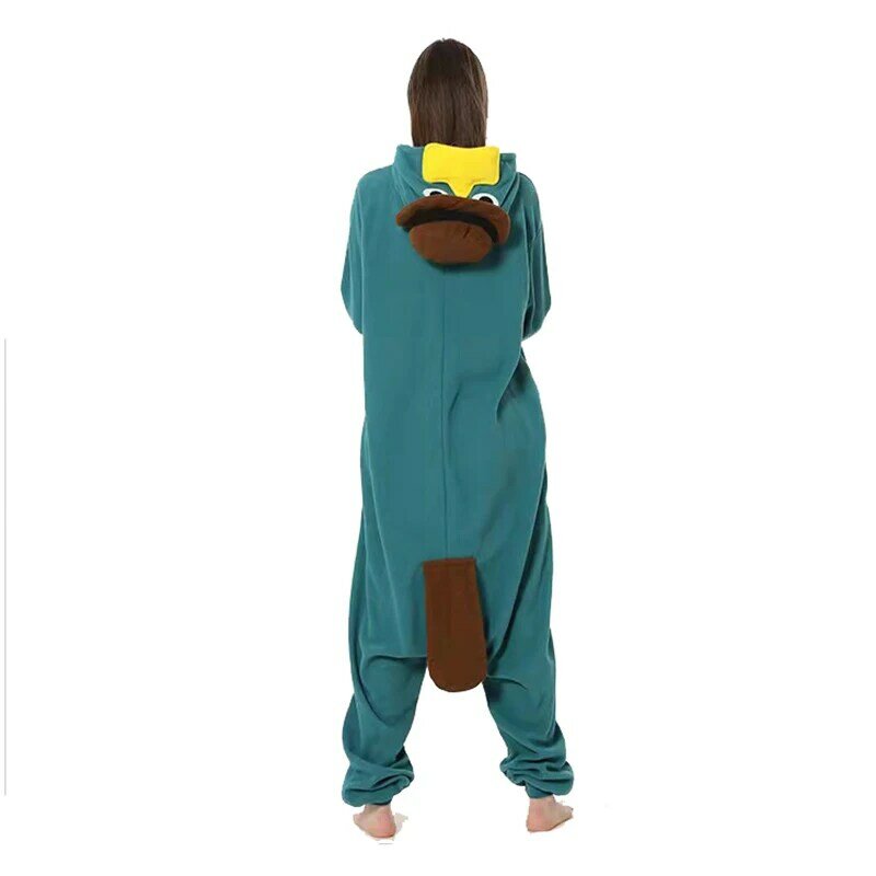 New Platypus pigiama donna uomo tutine per adulti Fleece Pijama Cartoon Kigurumi Anime Cosplay Costume Role One Piece Sleepwear