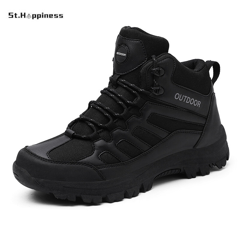 Outdoor Hiking Boots Fashion Men Boots Tactical Military Combat Boots Autumn Shoes Light Non-slip Men Desert Boots Ankle Boots
