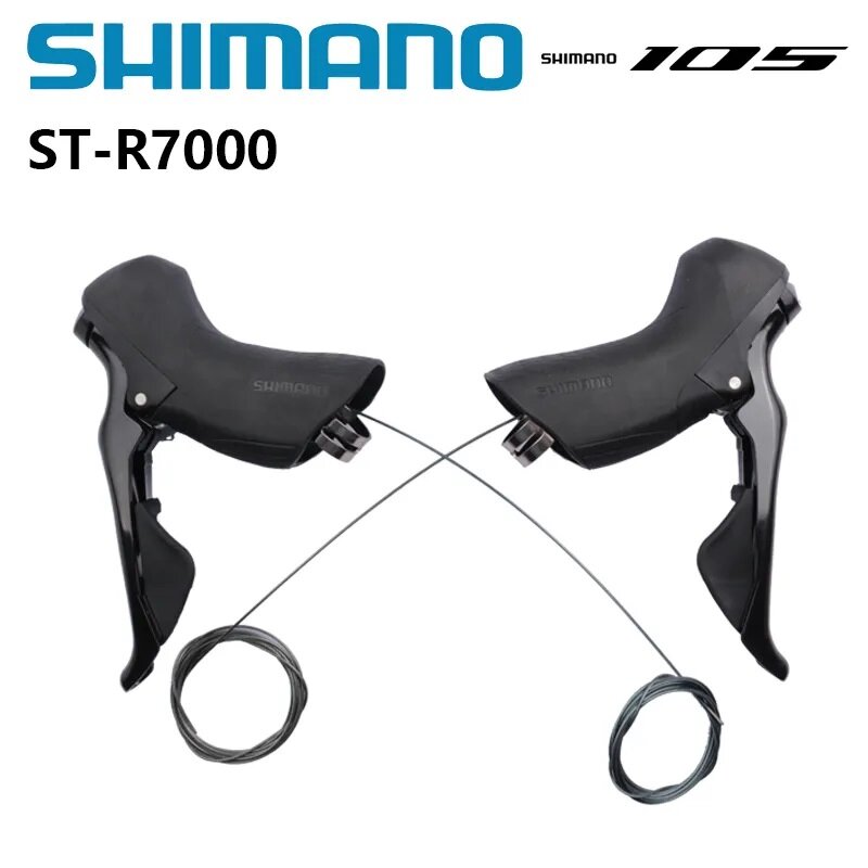 SHIMANO-palanca de cambios de doble Control para bicicleta de carretera, cambio de marchas 105 ST r7000, 2x11 velocidades, 105 r7000, 22s, actualización 5800