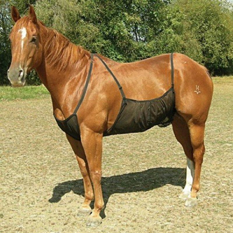調節可能な馬のフライシートベリーガードネット保護毛布は、快適で通気性があり、引っかき傷に強い