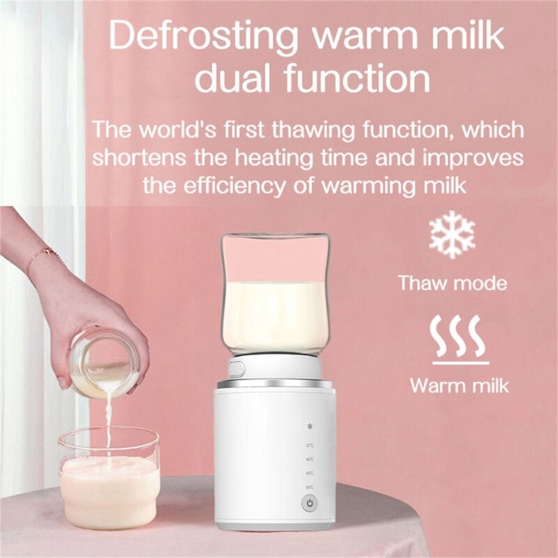 Reisvriendelijke babyflessenwarmer Melkverwarmer met USB-voeding Snelle en veilige verwarming QX2D