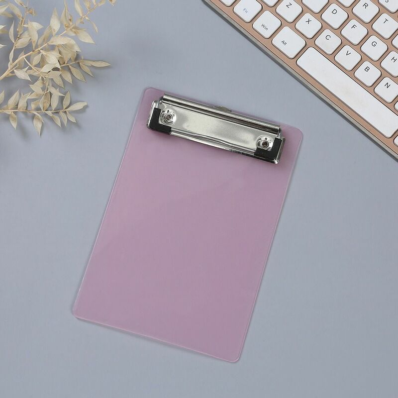 With Low Profile Gold Clip Mini A6 File Folder Document Folder Writing Tablet File Folder Board Clamp Writing Sheet Pad