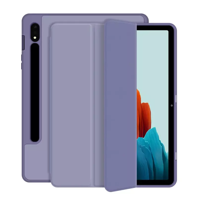 Чехол для Samsung Galaxy Tab S6 10,5 Φ T865 Smart Cover Galaxy Tab S7 S8 S9 FE 11 дюймов S9 FE PLUS 12,4, держатель для карандашей