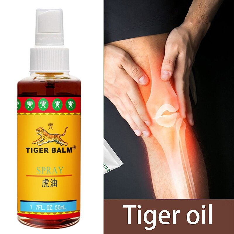 Aceite de tigre de Tailandia, medicina china para tratar la artralgia reumática, dolor muscular, abolladuras e hinchazón
