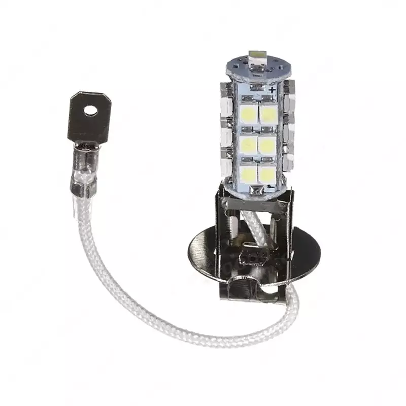 Luz de nevoeiro LED para carro, lâmpada de condução universal, destaque, lâmpada dianteira, H3, 12V, 12V, acessórios automáticos, transporte da gota, 1 par
