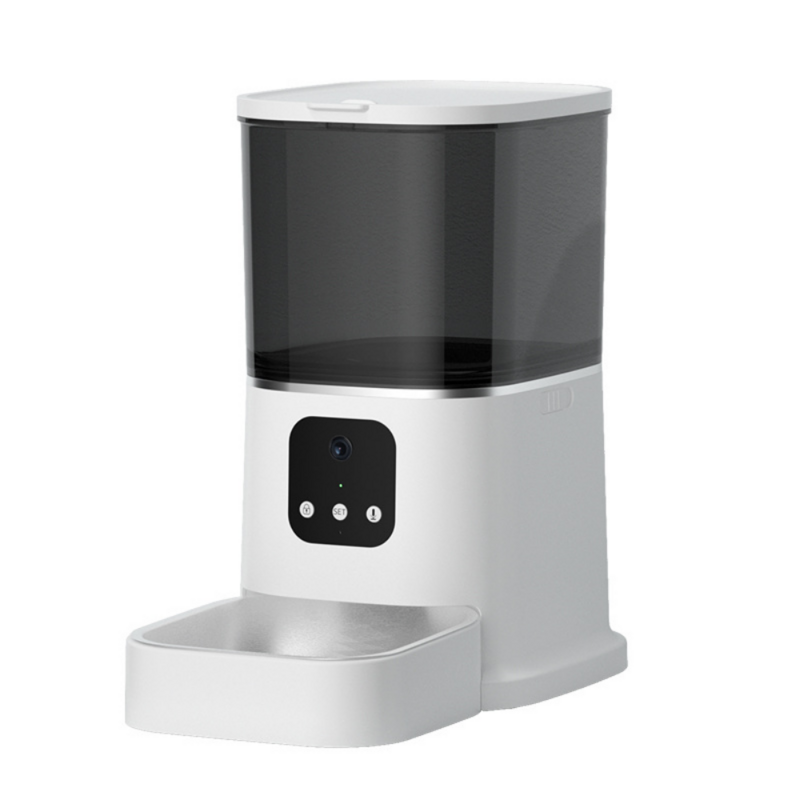 6l Thuiscamera Smart Automatische Huisdierinvoer Tuya Draadloze Wifi Alexa Google Voice Control 1080P Tweerichtingsgesprekken Met Camera