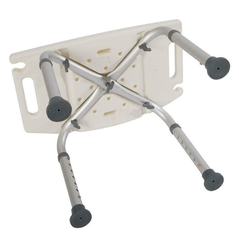 Bathroom and Shower Chair Elderly Folding Bath Chair Furniture Stool Shower Bench Non-slip Bath Chair 6 Gears Height Adjustable