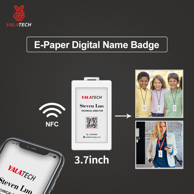 Working id  No Battery Student Employee Working Identity Card Smart Access Control Cards NFC Labels Hospital ID Card