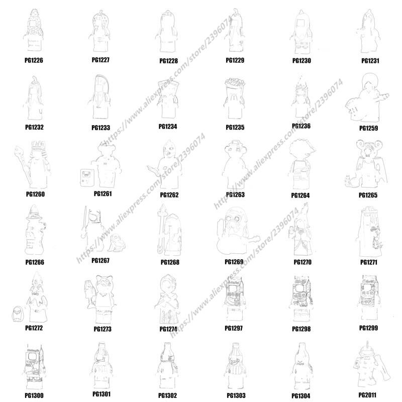 Figurines d'action de films de dessin animé, modèles d'anime, série-143, 144, 145, ical1226, ical1227, ical1228, ical1229, ical1230, ical1231, ical1232, ical1233, ical1234