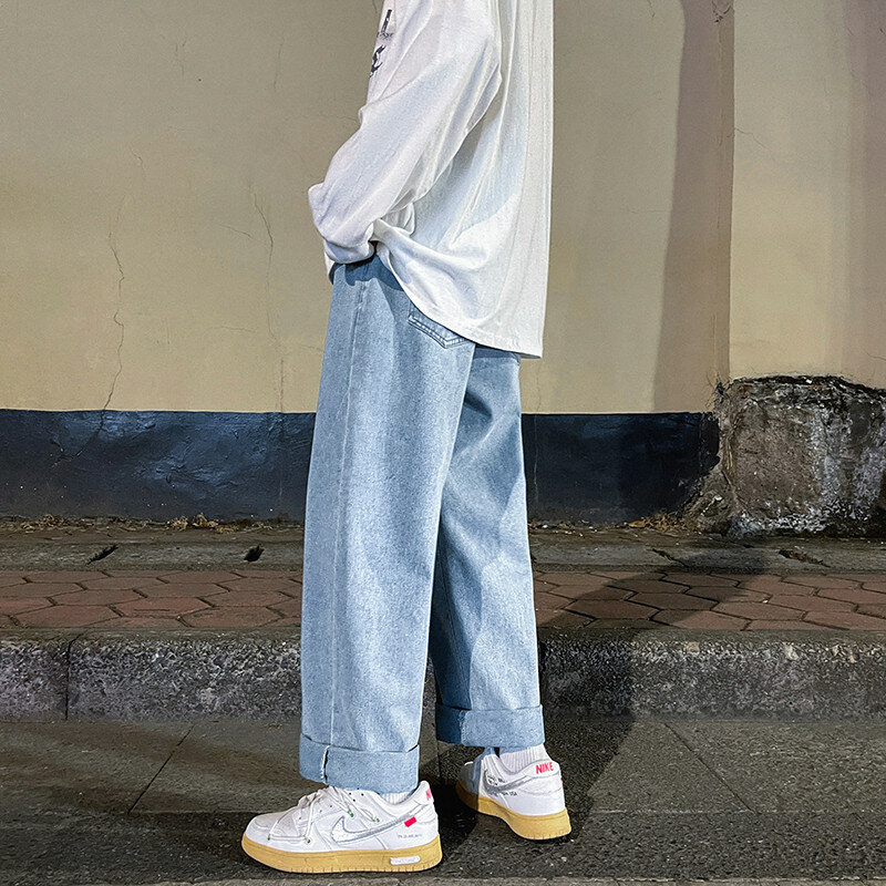 Pantalones vaqueros de negocios para hombre, Jeans de estilo clásico, informales, cómodos para exteriores, de marca, 2023