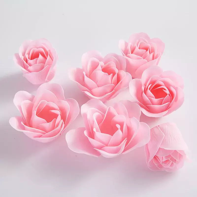 Boîte de décoration de tête de rose artificielle, fleur de Regina, bouquet de mariage essentiel, cadeau de la Saint-Valentin, tenant des fleurs, 81 pièces