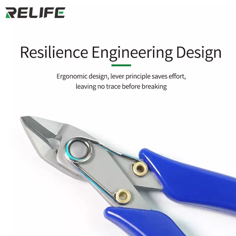Nuovo RELIFE RL-0001 pinze diagonali ad alta durezza e precisione tronchese elettronico per il taglio del filo riparazione del telefono tagliacavi veloce