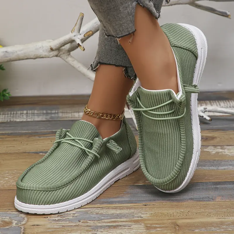 Zapatos De lona informales para Mujer, zapatillas transpirables De tela con plataforma, De diseñador, para verano