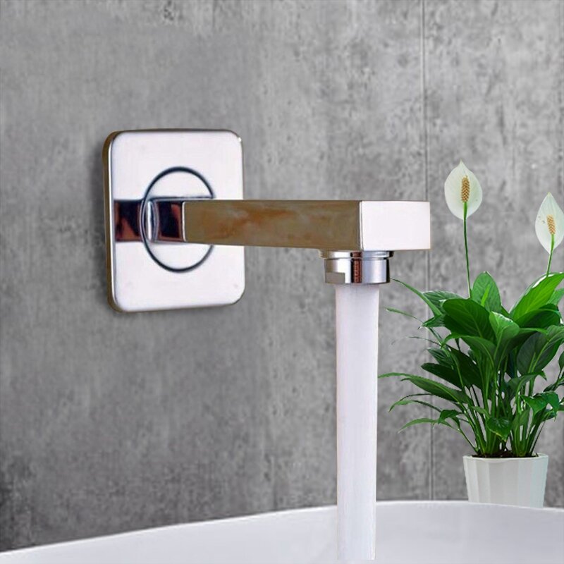 Brass Wall Mounted Bathroom Tub Spout Square Tub Spout Faucet Spout