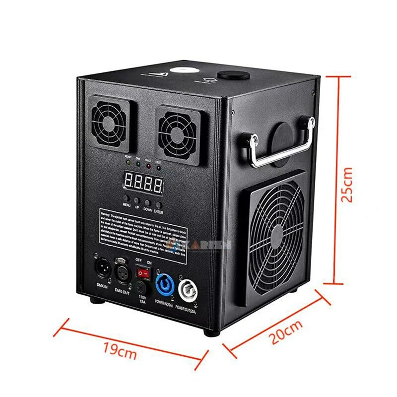 0 Tax 4Pcs Flightcase(4in1) For China Stage Light 600W DMX 512 Cold Spark Machine Fireworks Fountain Effect Machine