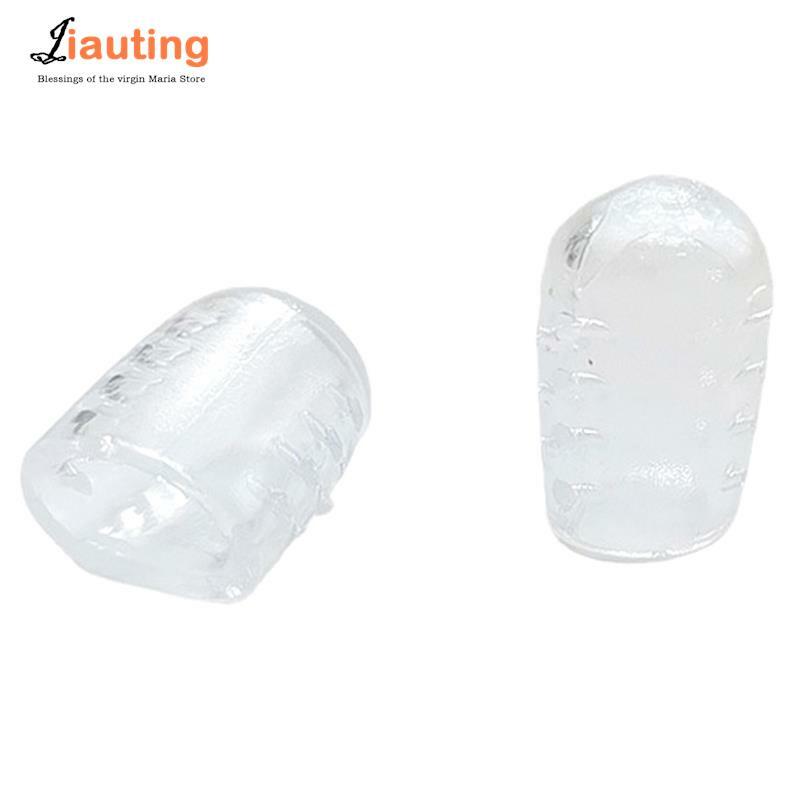 10 Stück Silikon-Zehen kappen Anti-Reibungs-atmungsaktiver Zehen schutz verhindert Blasen Zehen kappen Abdeck schutz Fußpflege