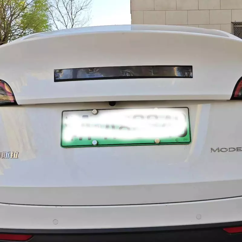Für Tesla Modell 3 Highland 2024 Heck Kofferraum Kofferraum Logo Emblem Abzeichen Auto Aufkleber Aufkleber Auto Styling Zubehör