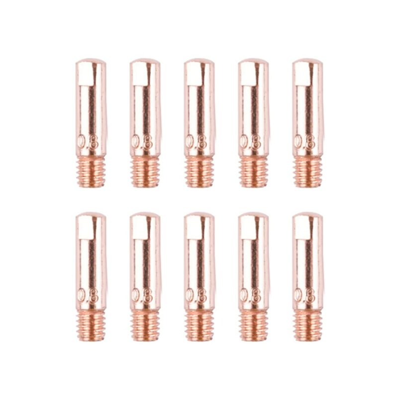 Hardness and Strength Copper MB15 15AK Contact Tip Welding Nozzles M6 Torch Nozzle Set Simple and Stable Structure