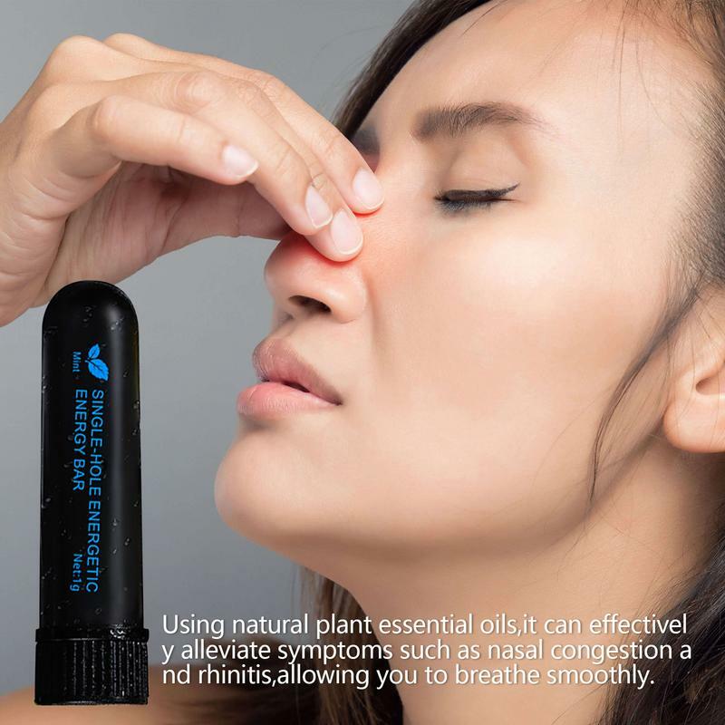 Inhaler hidung, stik Inhaler hidung untuk bebas sumbatan Sinus dengan minyak pendingin stik pernapasan aromaterapi untuk dingin