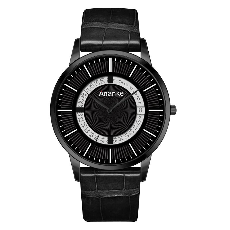 Męskie zegarki modny Top marka luksusowy zegarek kwarcowy na rękę mężczyźni biznes skórzany pasek Sport wodoodporny zegar Relogio Masculino