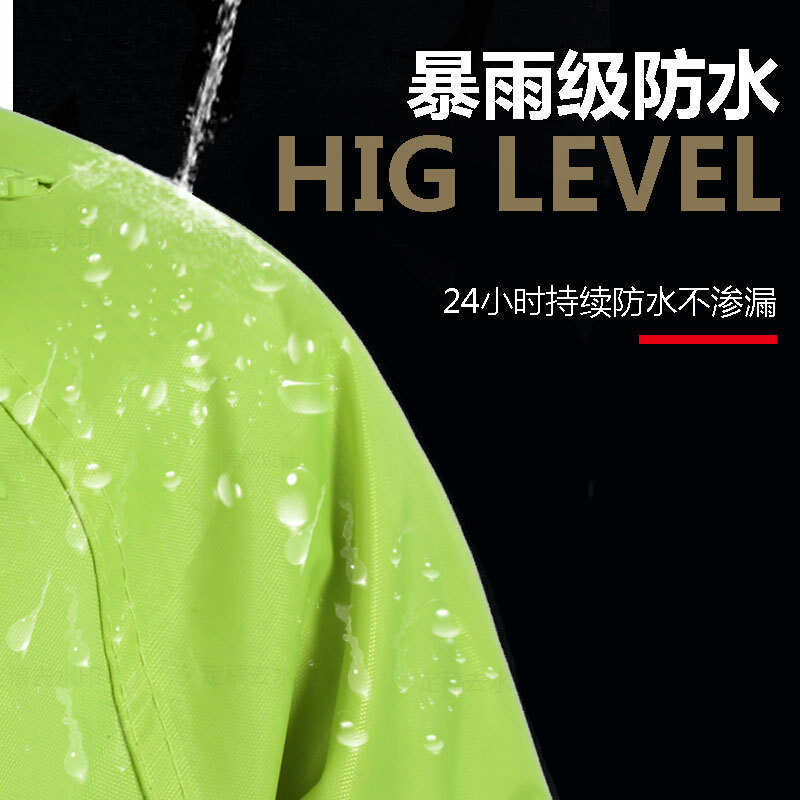 Venda quente Tamanho Adulto PVC Reutilizável Raincoat Men Reflexivo Stripe e Tapes Impermeável Com Capuz Rainwear Rain Suit