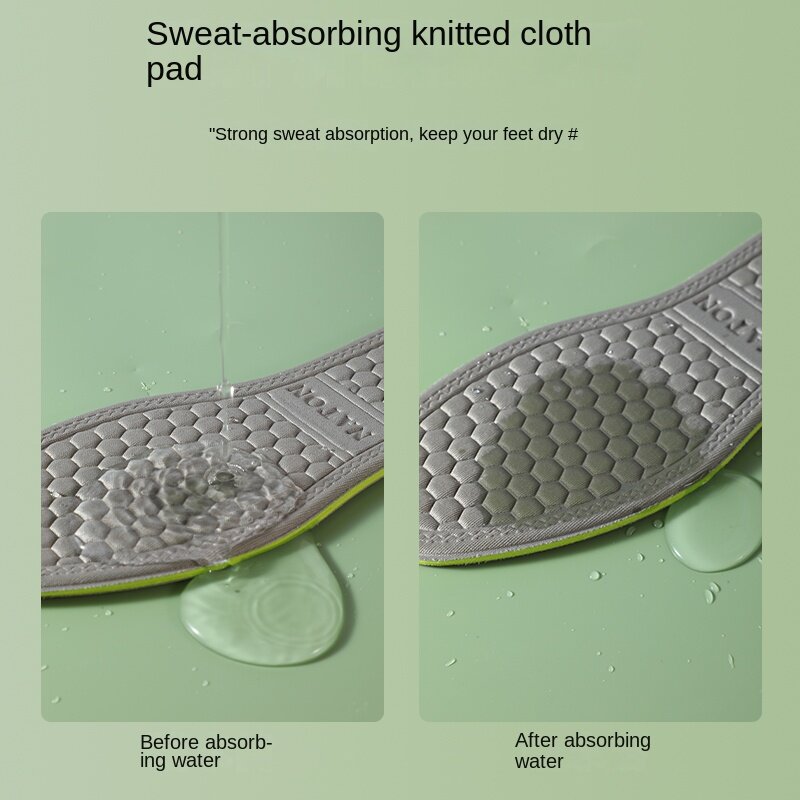 Unisex Memory Foam Palmilha desodorizante ortopédica para sapatos, Sports Absorve suor, Soft Antibacteriano Shoe Accessories, 2pcs