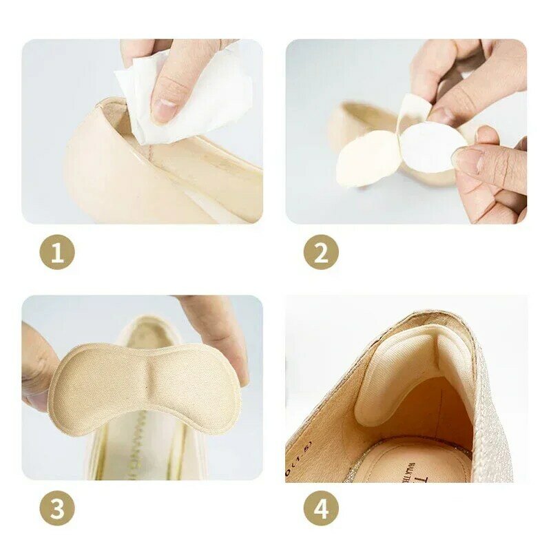 3 Pairs Insoles Patch Heel Pads High Heel Adjustable Shoe Pads Pain Relief Feet Pad Insole Back Heel Protector Sticker Insert