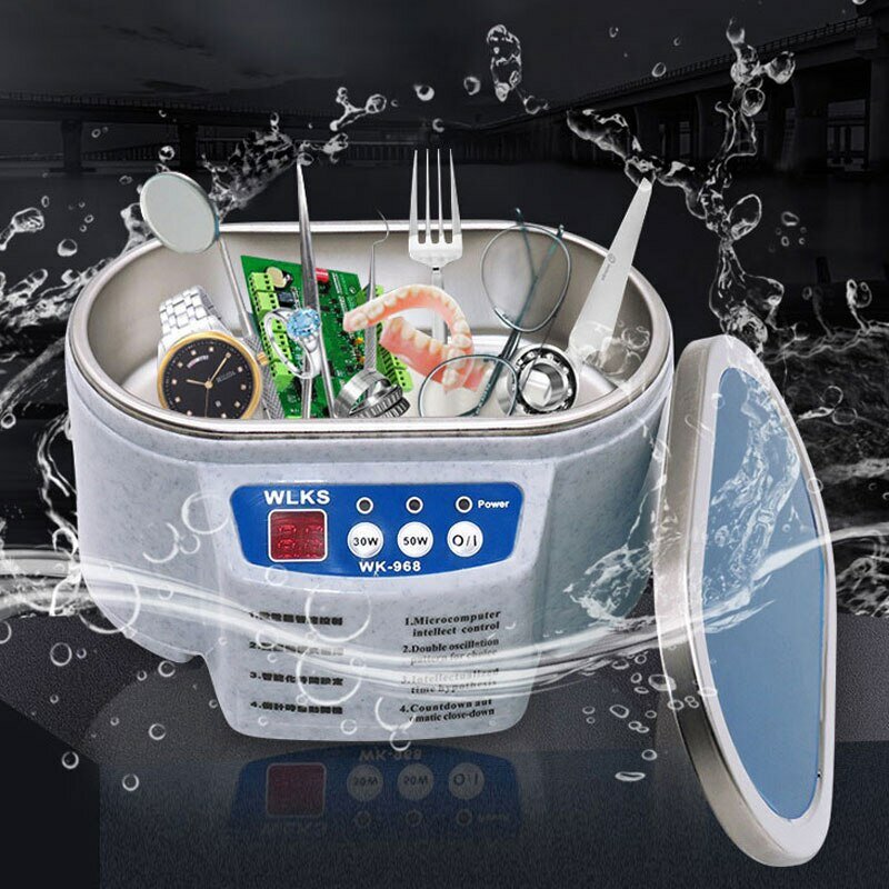 30/50W Digital Ultrasonic Cleaner Sonicator Bath Vibration Ultrasonic Jewelry Parts occhiali Circuit Board Watch Cleaning Machine