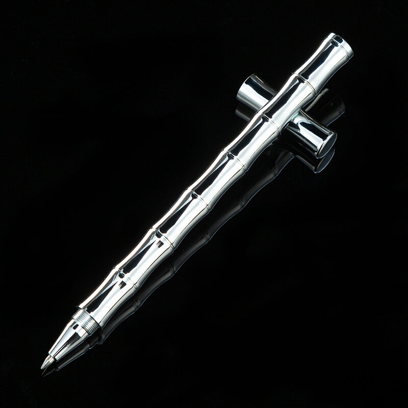 2023 New Arrival High Quality Metal Bamboo Signature Writing Roller Ballpoint Pen Business Men Pen Buy 2 Send Gift