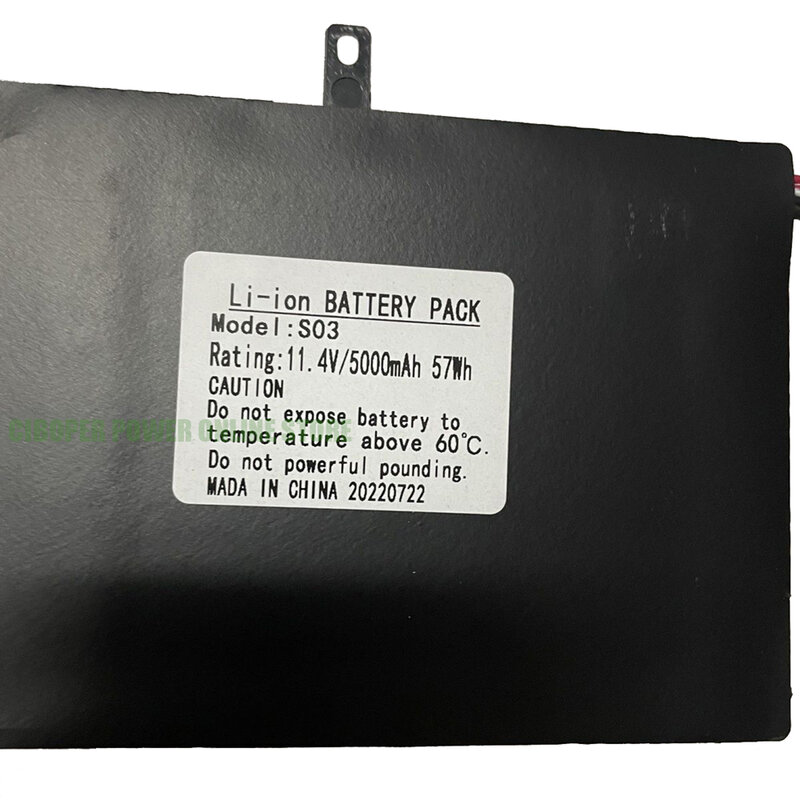 CP-nueva batería para portátil S03 S15 11,4 V/57Wh/5000mAh, batería de repuesto de iones de litio